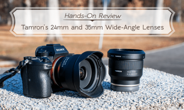 Test pratique: nouveaux objectifs Tamron 24 mm et 35 mm f / 2,8 Di III OSD M 1: 2 à monture E