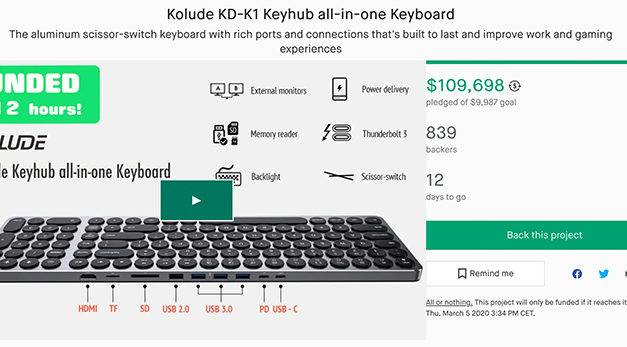 Nouveau clavier avec fente SD intégrée et nouveau flash portable