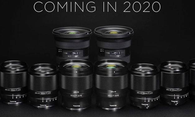 Nouvelles images des cinq cinq nouvelles lentilles Tokina E-moun