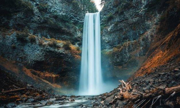 Cascade en pose longue…