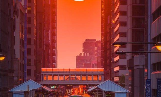 Le soleil de Chicagohenge capturé par @mmeyers76 à l’aide de l’A7R IV
