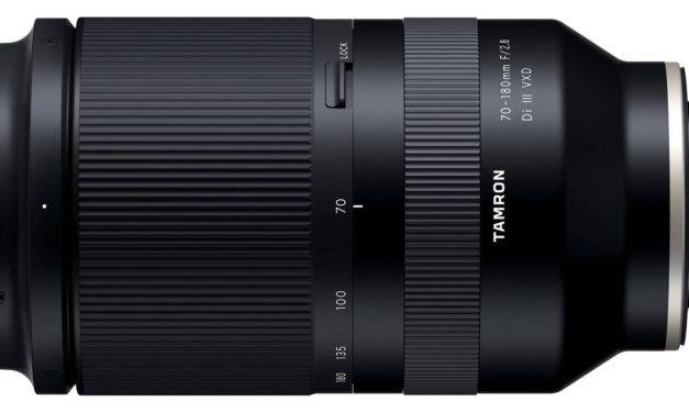 Tamron a officiellement annoncé le 70-180 mm f/2.8 Di III VXD pour Sony E