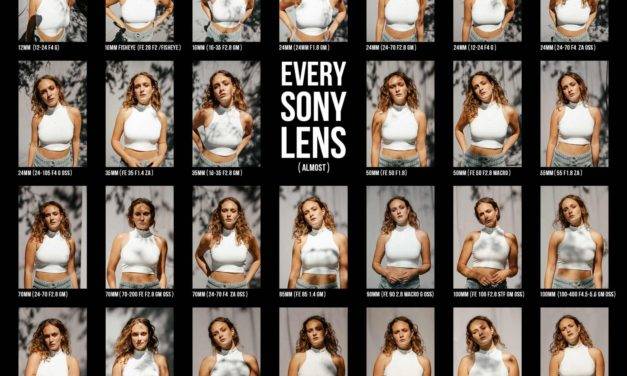 Photographier un modèle avec tous les objectifs SONY en vidéo